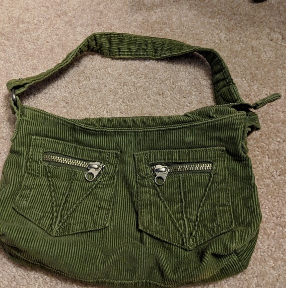 Old Navy Handbags - Green Old Navy corduroy handbag